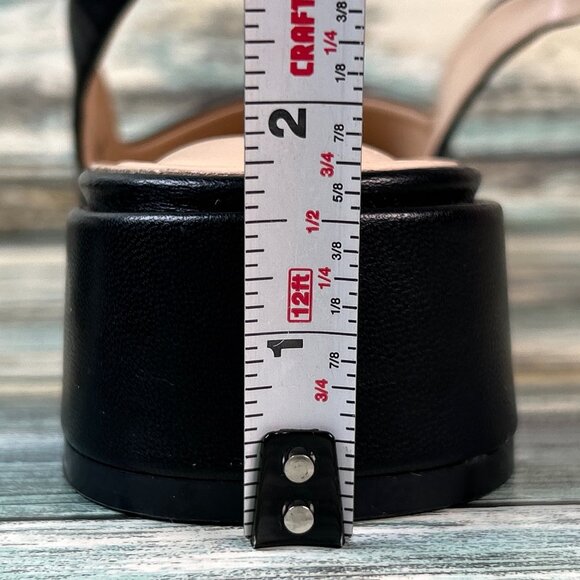 Charles David Slingback Pumps Womens 9M Black Faux Leather Dress Formal Shoes - Picture 9 of 10